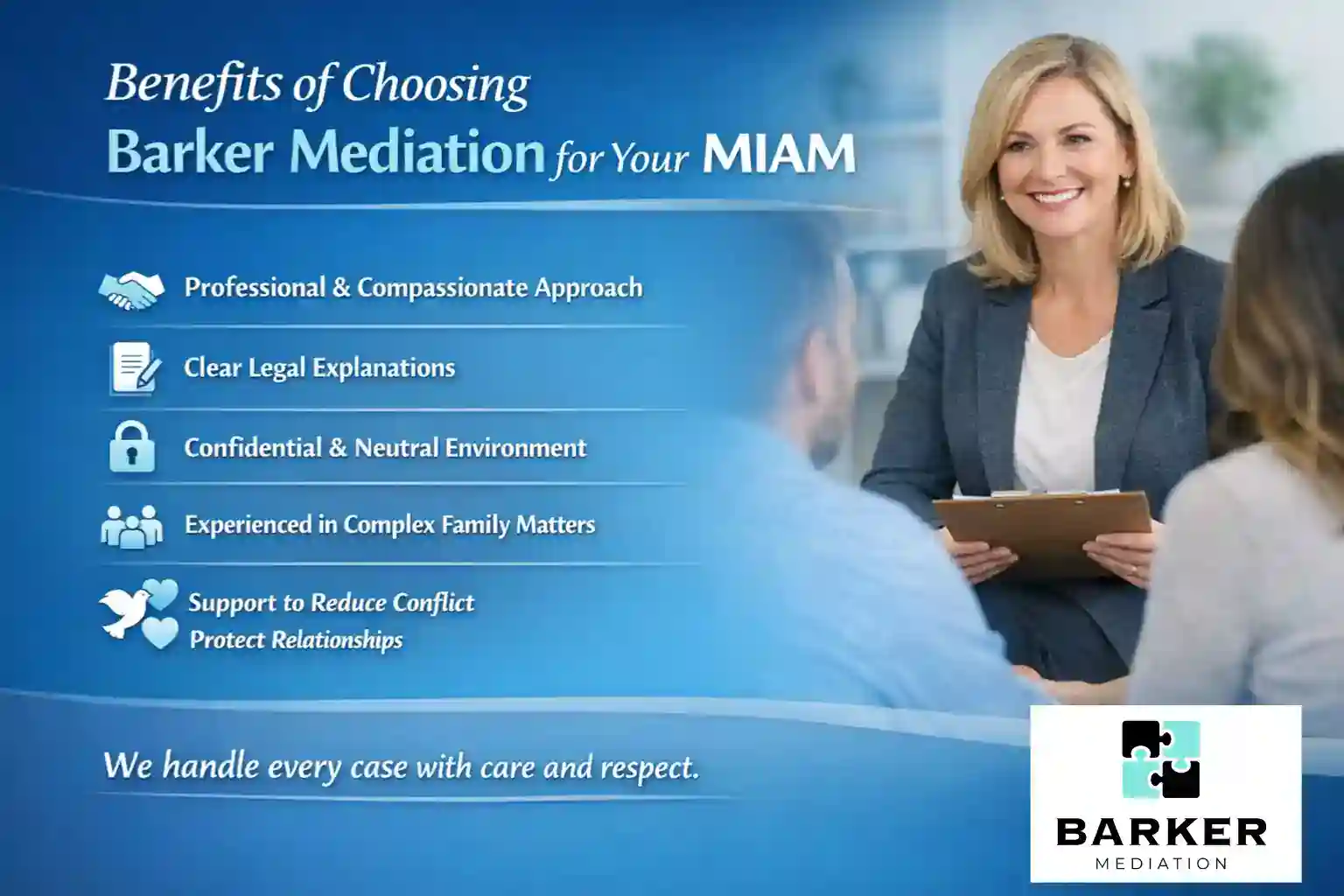 Benefits of Choosing Barker Mediation for Your MIAM Tamworth